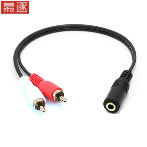 3.5mm Y Adapter 2RCA Audio Cables Stereo AUX Female To Mini Jack To Male 2 RCA Plug Y Adapter 1/8 Stereo Splitter Connector Wire ► Photo 1/6