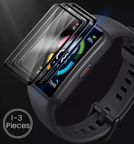 Protecteur d'écran incurvé 9d, 1 à 3 pièces, pour huawei honour band 6, film sur accessoires de bracelet intelligent ► Photo 1/6