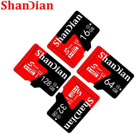 SHANDIAN Mini carte SD 4GB 8GB 16GB classe 6 capacité réelle 32GB mémoire carte SD haute vitesse carte SD intelligente carte TF livraison gratuite ► Photo 1/6