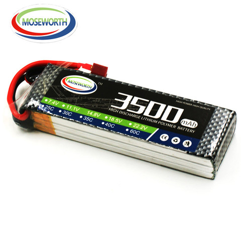 3S RC LiPo batterie 11.1V 3500mAh 25C pour RC hélicoptère voiture RC bateau quadrirotor Drone camion jouets li-polymère Batteries 11.1V AKKU ► Photo 1/6