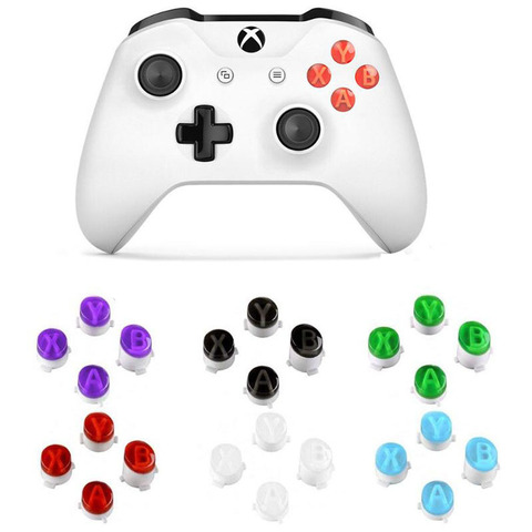 Kit de bouton de remplacement de pièce de réparation de 4 pièces pour XBOX ONE / Slim S ones / Elite contrôleur sans fil xboxone Gamepad accessoires ABXY ► Photo 1/6