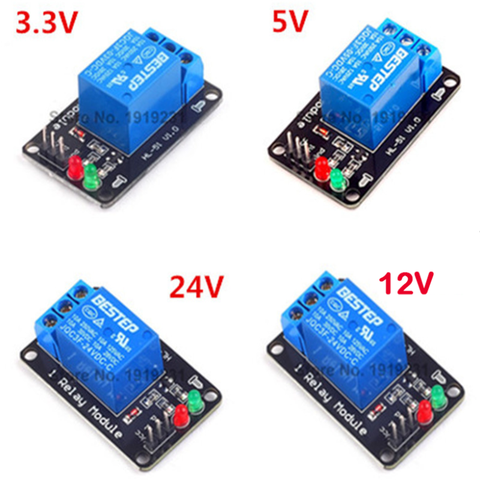 3.3 V 5 V 12 V 24 V bas niveau déclencheur 1 canal Module de relais Interface carte bouclier pour PIC AVR DSP ARM MCU Arduino ► Photo 1/6