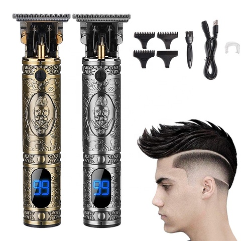 RESUXI professionnel LCD affichage cheveux tondeuse à cheveux Rechargeable tondeuse à barbe pour hommes tondeuse sans fil outils de coupe de cheveux tondeuse cheveux professionnelle tondeuse barbe ► Photo 1/6