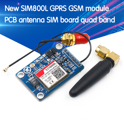 Nouveau Module GSM SIM800L GPRS avec antenne PCB carte SIM quadribande pour MCU pour Arduino ► Photo 1/6