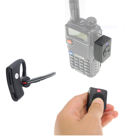 Talkie-walkie mains libres Bluetooth PTT écouteur sans fil casque pour BaoFeng UV-82 UV-5R 888S Radio bidirectionnelle Moto vélo ► Photo 1/6