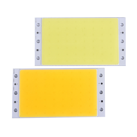 Panneau lumineux LED COB 12V, 1 pièce, bande lumineuse, blanc chaud, Module 10W, 94x50mm ► Photo 1/6