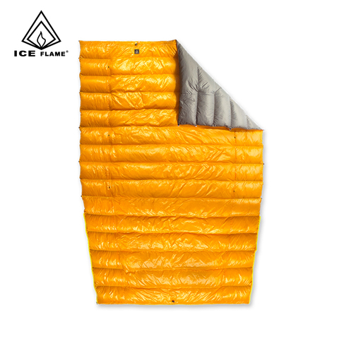 Sac de couchage en duvet de canard blanc, flamme de glace IF516 UL 20D 90%, couverture, couette, sous-couette pour hamac, randonnée, Camping ► Photo 1/6