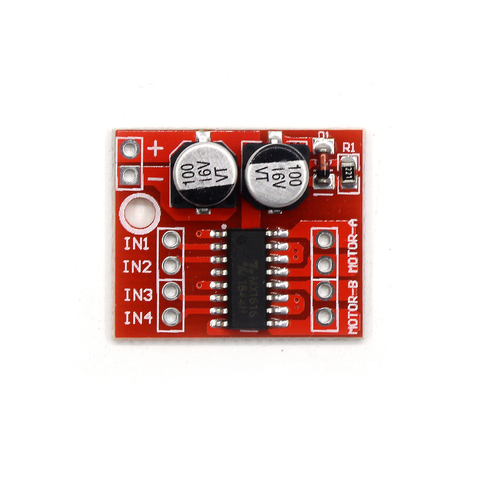 Module d'entraînement de moteur à courant continu inversant PWM vitesse double H pont moteur pas à pas Mini Victory L298N ► Photo 1/4