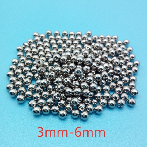 100 pièces de rechange boules de rechange Labret barre d'haltères Piercing accessoires 14g 16g bricolage bijoux de corps en acier inoxydable ► Photo 1/3