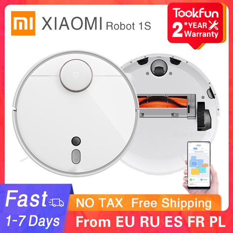 2022 XIAOMI MIJIA Mi Robot aspirateur 1S 2 pour la maison automatique balayage poussière stériliser cyclone aspiration WIFI APP intelligent prévu RC ► Photo 1/6