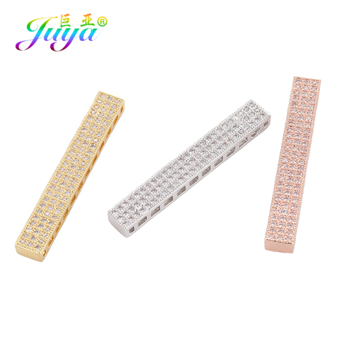 Composants de Résultats de bijoux En Métal Spacer Tube Perles Accessoires Pour Plusieurs Rangées Pierres Naturelles Perles Bracelet Collier Faire ► Photo 1/6