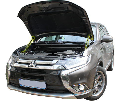 Amortisseur de ressort en Fiber de carbone pour Mitsubishi Outlander 3 GF/GG/ZJ/ZK, capot avant, Struts à gaz, Support de levage ► Photo 1/6