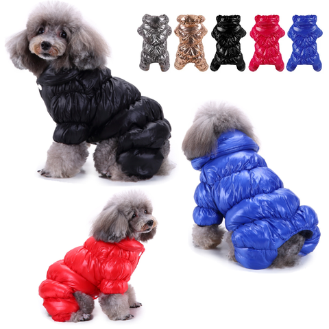 Vêtements pour chiens hiver bouledogue français vêtements pour petit chien coton rembourré tenue chaude manteau veste pour Chihuahua vêtements pour animaux de compagnie ► Photo 1/6