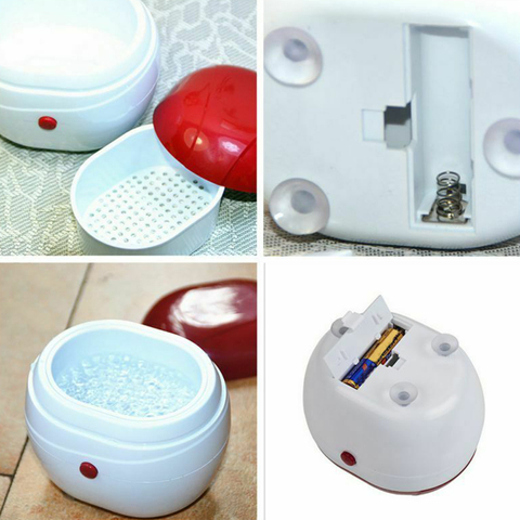 Nettoyeur ultrasonique de 150ml, réservoir de bain, panier de montres, bijoux, dentier, Mini Machine de nettoyage ► Photo 1/6