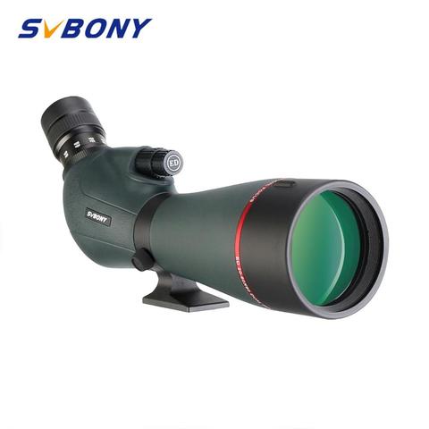 Svbony SV406P 80ED longue-vue 20-60 Zoom télescope FMC revêtement d'objectif verre à Dispersion Extra-faible double mise au point pour la chasse ► Photo 1/6