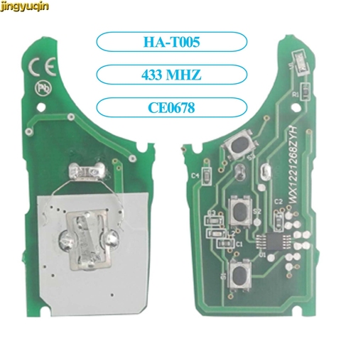 Carte électronique de Circuit de clé de voiture à distance pour HYUNDAI i30 IX35 pour KIA K2 K3 433MHz HA-T005 CE0678 TOY40 lame sans puce ► Photo 1/2