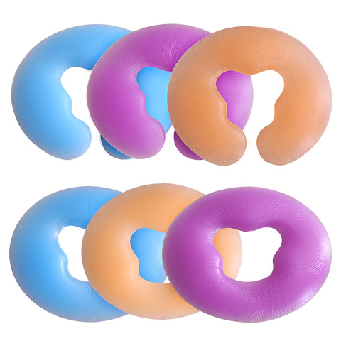 Coussin en forme de U en silicone Spa, coussin de Gel pour le visage et le corps, berceau de Massage doux, traversin, soins de beauté DFA ► Photo 1/6