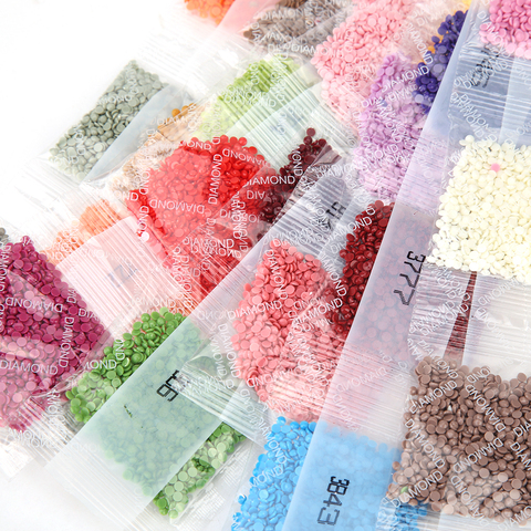 36 couleurs diamant peinture Kit de forage diamant broderie perles diamant accessoires coloré strass perles pour diamant peinture ► Photo 1/6