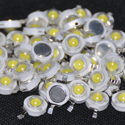 50pcs 1 W diode LED 1 Watt haute puissance puces LED Diod blanc électroluminescentes-Diodes 1 Watt blanc 110-120 lm LED perles LED 1 W blanc ► Photo 1/5