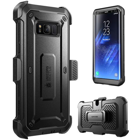 Pour Samsung Galaxy S8 étui 5.8 pouces SUPCASE UB Pro coque robuste complet avec protection d'écran intégrée pour Galaxy S8 ► Photo 1/6