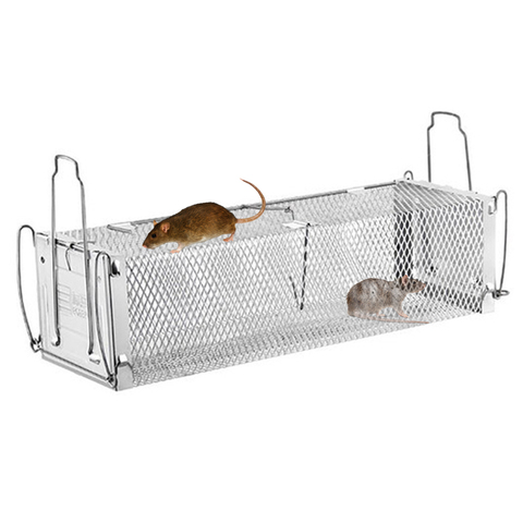 Nouveau Smart Door piège à souris en direct sans cruauté Cage à souris animale souris Rat pièges à souris pour petits animaux rongeurs pour intérieur extérieur # D0 ► Photo 1/6