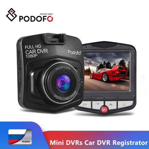 Podofo-Mini caméra de tableau de bord 1080P, enregistreur vidéo Full HD, enregistreur de stationnement, enregistrement en boucle, pour voiture, DVR GT300 ► Photo 1/6