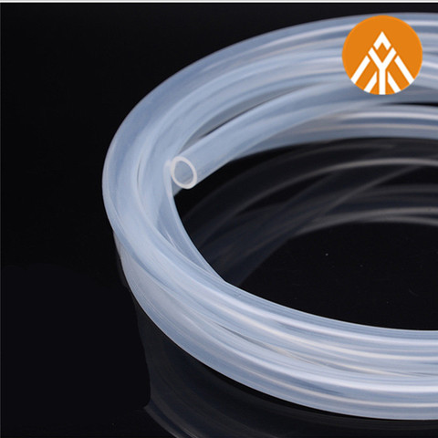 Tube en Silicone Transparent de qualité alimentaire, 3/5/10 mètres, 2 4 6 8 10 12 16 20mm, tuyau Flexible en caoutchouc pour jardin et Aquarium ► Photo 1/6