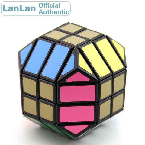 LanLan – Cube magique rhombique 4x4 12, Puzzle anti-stress, jouets éducatifs pour enfants ► Photo 1/6