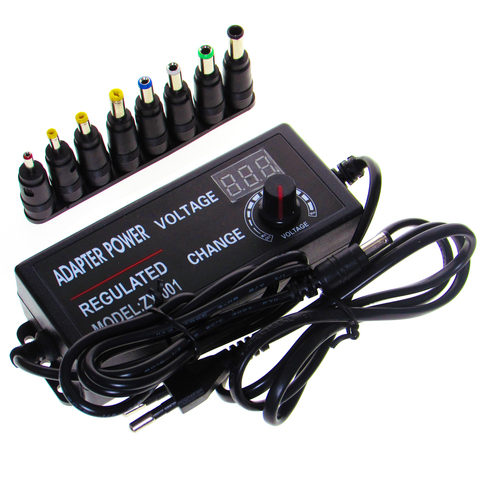 Chargeur universel adaptateur d'alimentation 5V 12V 24V 36V AC convertisseur de transformateur cc 220V à 12V 5V 24V alimentation en alimentation Led réglable ► Photo 1/6