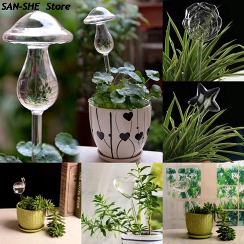 Dispositif d'arrosage automatique pour plantes en verre, arroseur automatique pour plantes, Design étoile, cœur ► Photo 1/6