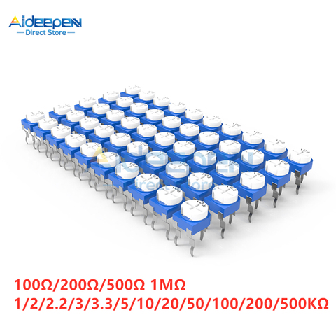 Potentiomètre de résistance Variable | 10 pièces/lot, RM065 100 200 500 ohm 1K 2K 2.2K 3K 3.3K 5K 10K 20K 50K 100K 200K 500K K 1M ohm ► Photo 1/1