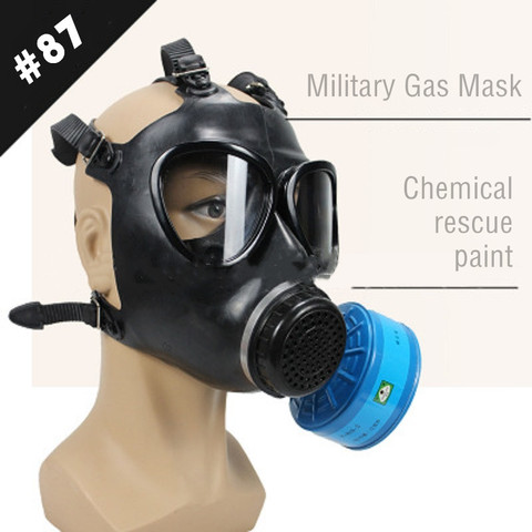 Masque à gaz militaire Type 87 nouvelle Police CS masque Anti