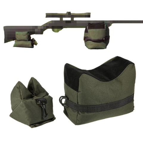 Sac avant arrière pour vélo de plein air, Support de sac de sable pour fusil, ensemble de sac de sable Portable pour pistolet tactique de chasse de Sniper, Support de cible, sac de tir CS ► Photo 1/6