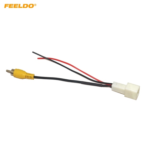 FEELDO – câble convertisseur vidéo pour caméra arrière de stationnement de voiture, adaptateur de fil de recul pour Mazda CX5 Atenza # HQ6681 ► Photo 1/6