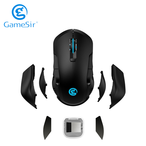 GameSir – souris de jeu sans fil GM300 2.4GHz, 16000 DPI, avec plaques latérales magnétiques remplaçables et contrepoids ► Photo 1/6