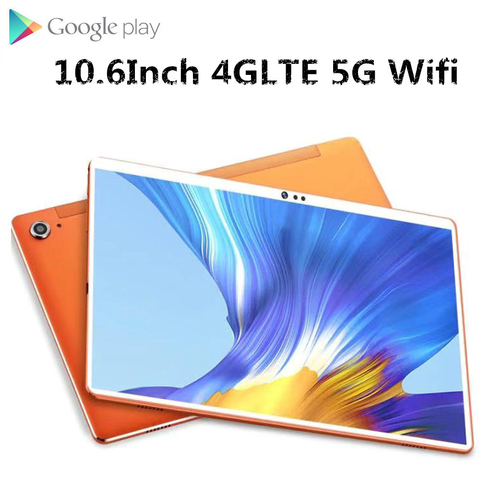 Tablette Android 2022 de 10.6 pouces 10, avec écran de 128 pouces, 4 go de RAM, 64 go 8.0 go de ROM, 4G LTE, fonction appel téléphonique, caméra de 13mp, wifi 5G ► Photo 1/6