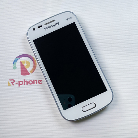 Samsung Galaxy S Duos S7562 Rénové Sim Double Téléphone Portable 3G Débloqué GT-S7562 4 GO Rom 5MP Android Smartphone D'origine ► Photo 1/5
