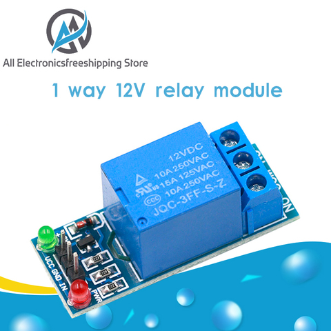 1 pièces 12V bas niveau déclencheur un 1 canal relais Module interface carte bouclier pour PIC AVR DSP bras MCU Arduino ► Photo 1/6