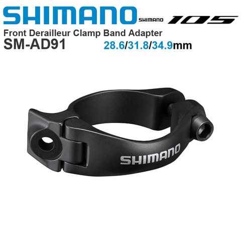 SHIMANO 105 R7000 SM-AD91 DURA-ACE DI2 dérailleur avant pince adaptateur de bande-28.6/31.8/34.9mm pièces d'origine ► Photo 1/1