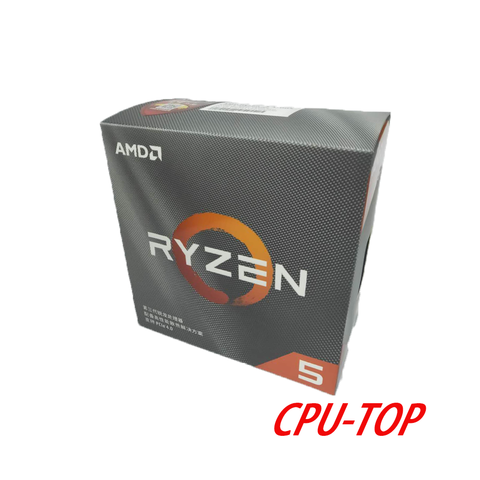 AMD Ryzen 5, 3500X R5 3.6 GHz, Six cœurs, Six fils, processeur d'unité centrale 7NM 65W L3 = 32M prise AM4, 100-000000158, livré avec refroidisseur ► Photo 1/3