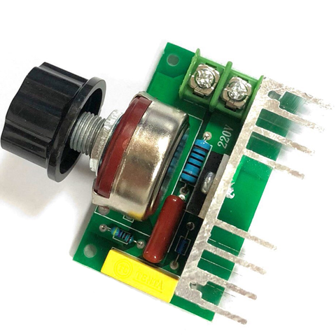 Régulateur de tension électronique SCR 4000W, panneau de contrôle de vitesse, régulateur, variateur, Module haute puissance, charge résistive AC 220V ► Photo 1/2