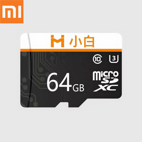 Carte Micro SD d'origine Xiaomi Youpin Xiaobai 16G 32G 64G 128G 95 mo/s 100 mo/s carte mémoire Micro TF carte Flash pour appareil photo de téléphone ► Photo 1/6