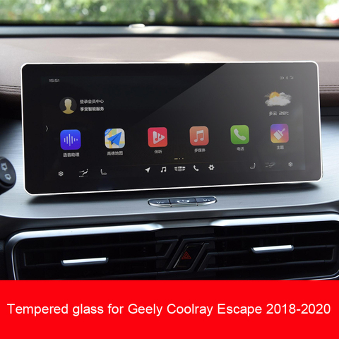 Film protecteur en verre trempé anti-rayures pour Geely Coolray Escape 2022-2022 écran LCD de film de navigation GPS de voiture ► Photo 1/2