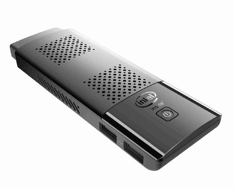 Mini PC de poche M1K, Intel N4100 Quad Core, 4 go/6 go de RAM, 128 go de ROM, windows 10/Linux, usb 3.0, bluetooth 5.0, double WIFI, 2.4 go + 5.8 go, 12V, 2a ► Photo 1/6