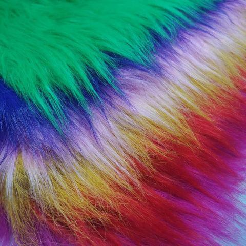 Longue peluche, décoration en tissu, imitation de fourrure de renard, bijoux, tapis de protection de téléphone, fourrure artificielle de Cosplay ► Photo 1/6