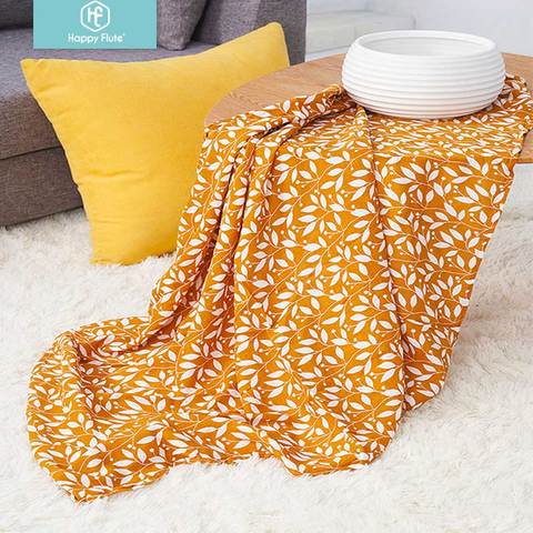 Happy Flute – couvertures en mousseline 100% coton pour bébé, 1 pièce, couverture douce pour emmailloter le nouveau-né, gaze noire et blanche ► Photo 1/6