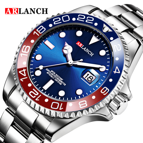 2022 ARLANCH hommes Quatrz montre Sport hommes montres Top marque de luxe étanche complet en acier Quartz or horloge hommes Relogio Masculino ► Photo 1/6