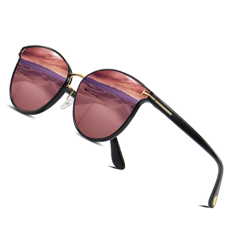AOFLY-lunettes de soleil polarisées rondes de luxe, DESIGN de marque à la mode, pour la conduite, pour femmes et hommes ► Photo 1/6