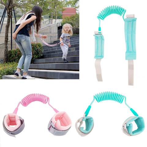 Anti perdu lien de poignet enfant en bas âge laisse harnais de sécurité pour bébé enfant sangle corde en plein air marche main ceinture Anti-perte bracelet lumineux ► Photo 1/6