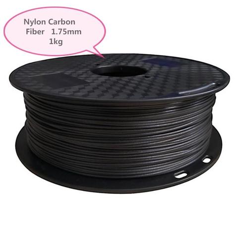 Filament pour imprimante 3D, 0.8 Nylon renforcé de fibres de carbone, matériau FDM, PA-CF MM PA, 1.75 KG ► Photo 1/1